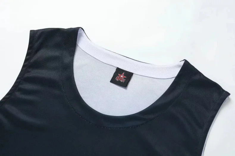 Personalized 2-piece basketball jersey set for men, women, and kids by The Clothing Company Sydney, featuring breathable fabric and custom design.