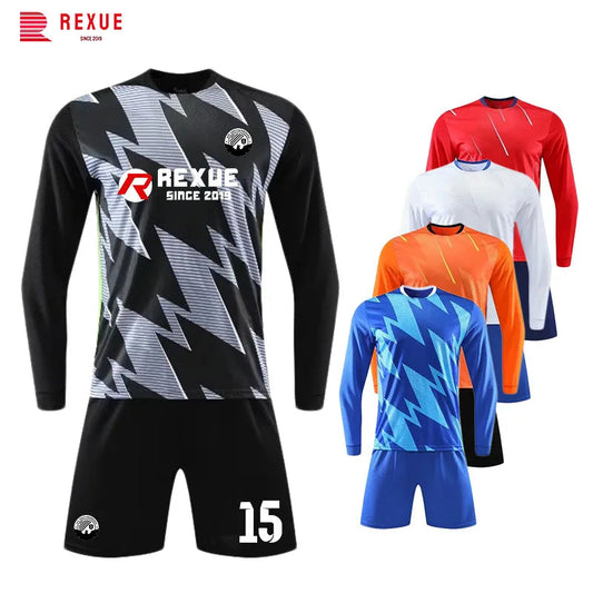 Mens Womens Kids Long Sleeve Football Jersey Set Custom Team Soccer Training Match Sports Uniform The Clothing Company Sydney
