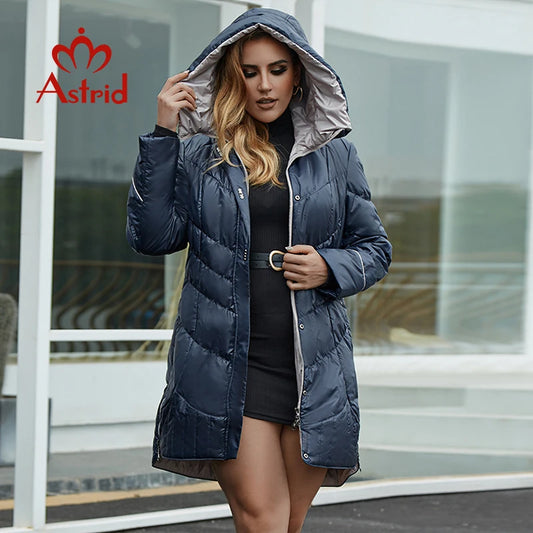 Women's winter Coat Casual Parkas Hooded Coats Plus Size Jacket - The Clothing Company Sydney