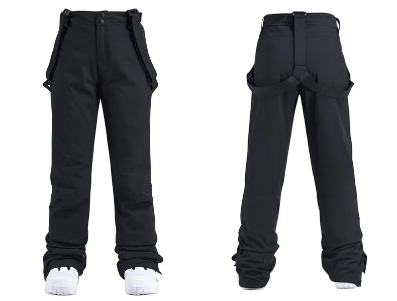 Women's waterproof ski suit by The Clothing Company Sydney, includes snowboard jacket and snow overalls for winter sports.
