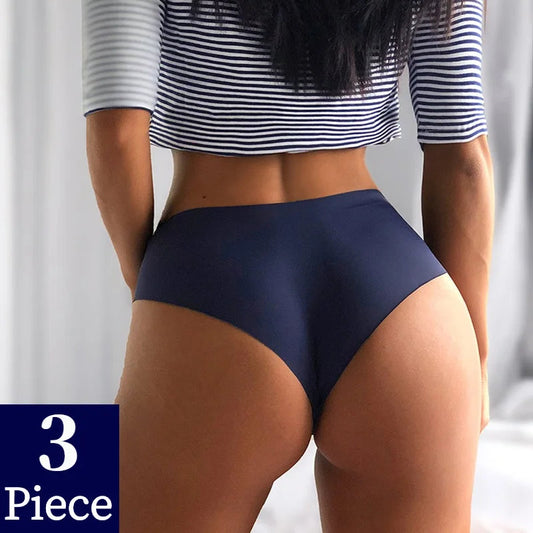 3 Pack Seamless Women's Panties Sports Breathable Underwear Girls Comfortable Briefs Lingerie Satin Underpants The Clothing Company Sydney