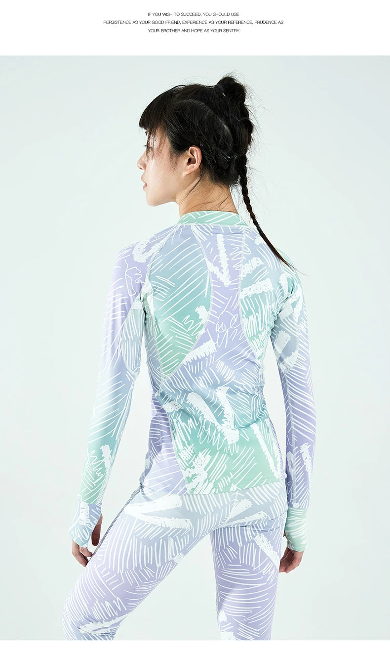 Women's ultra-soft winter ski base layer set by The Clothing Company Sydney, featuring microfiber fleece thermal underwear and pants.