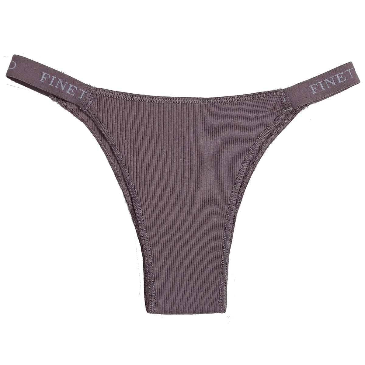 Five-pack women's cotton lingerie briefs featuring low waist design and letter print from The Clothing Company Sydney.