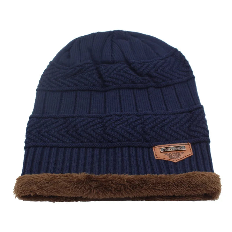 Knitted winter beanie hat and scarf set for men and women, featuring skullies, caps, and mask accessories by The Clothing Company Sydney