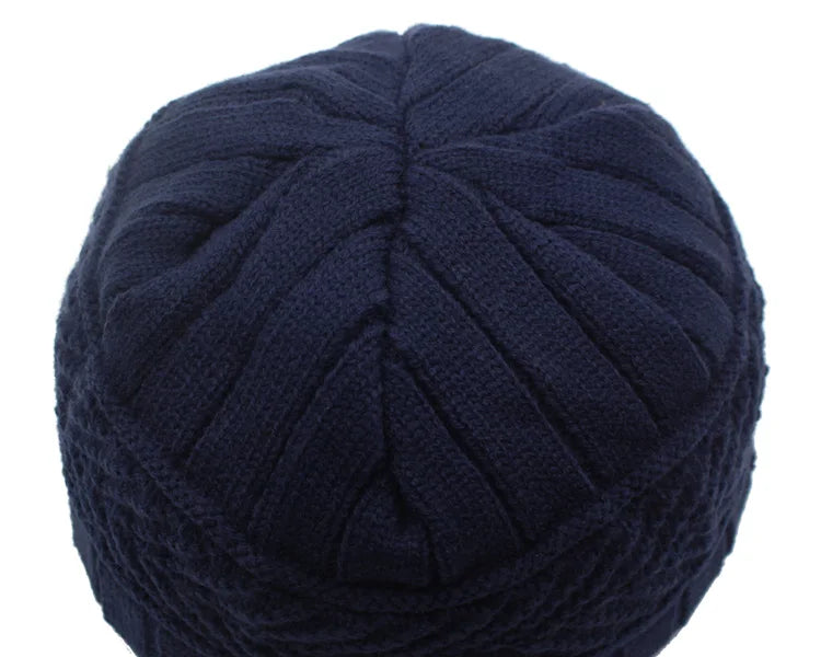 Knitted winter beanie hat and scarf set for men and women, featuring skullie style accessories by The Clothing Company Sydney.