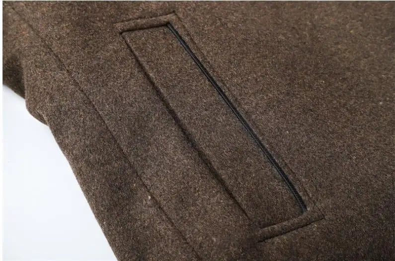 Autumn winter wool trench coat Men's wool jackets - The Clothing Company Sydney