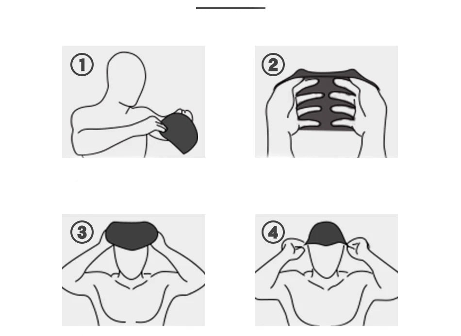 Men's Swimming Cap Adult Elastic Shark Swimming Caps Waterproof Protect Ears Long Hair Soft Women Bathing Cap - The Clothing Company Sydney