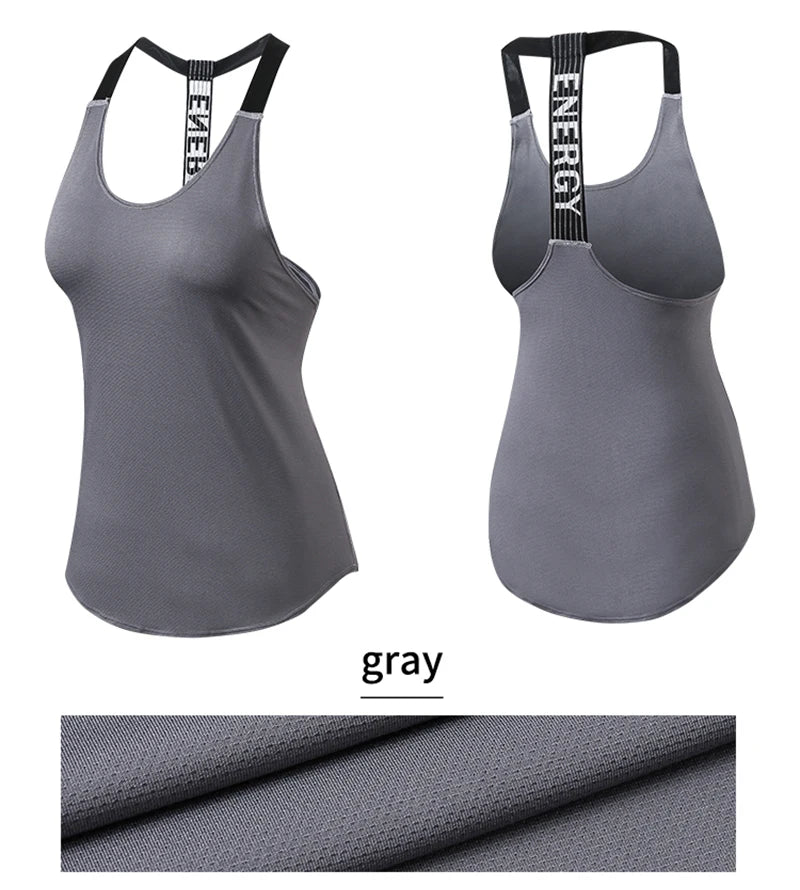 Black women gym top by The Clothing Company Sydney, sleeveless yoga fitness shirt with backless design for running and workouts.