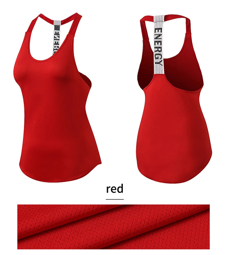 Black women’s sleeveless fitness yoga top by The Clothing Company Sydney, backless gym vest for running and workout sessions.