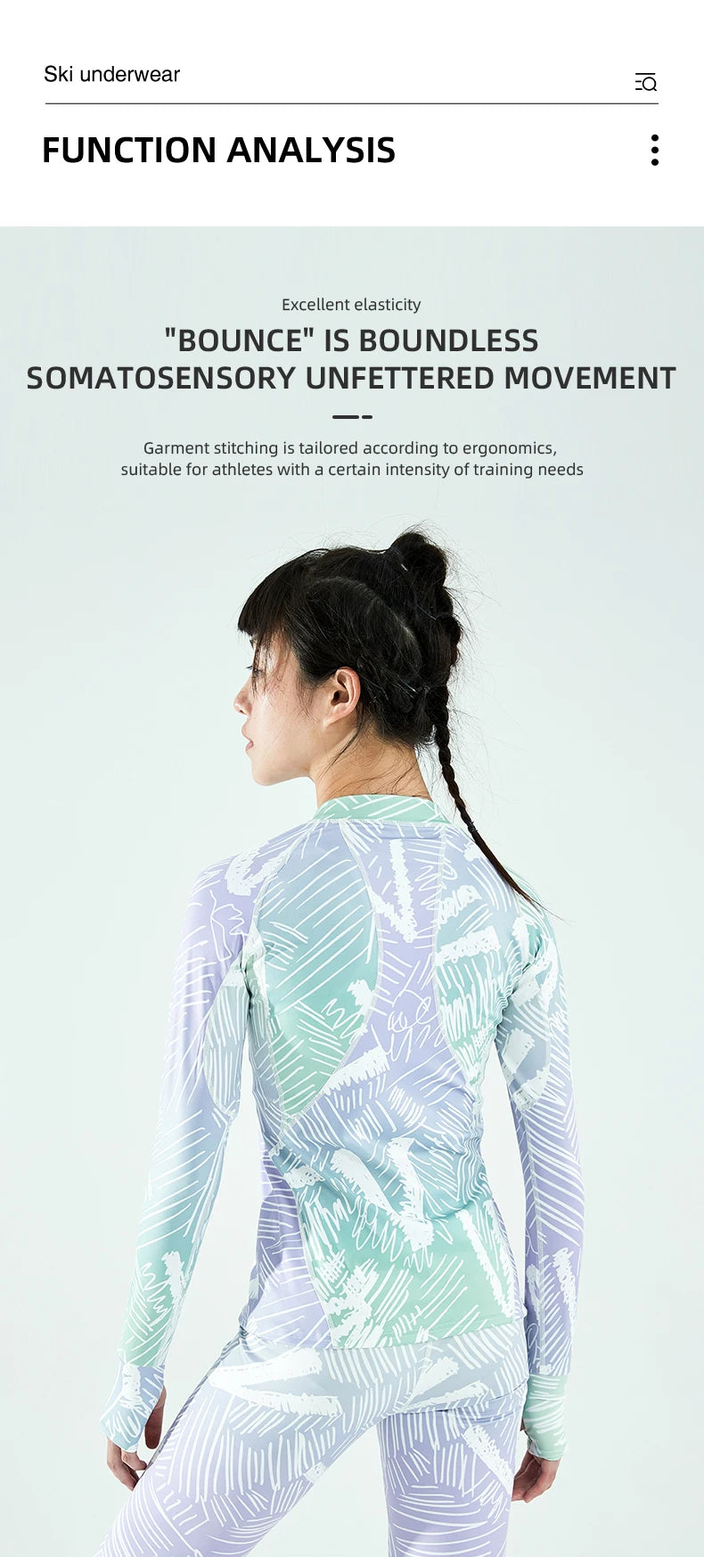 Women's ultra-soft winter ski base layer set by The Clothing Company Sydney, microfiber fleece thermal underwear with pants.