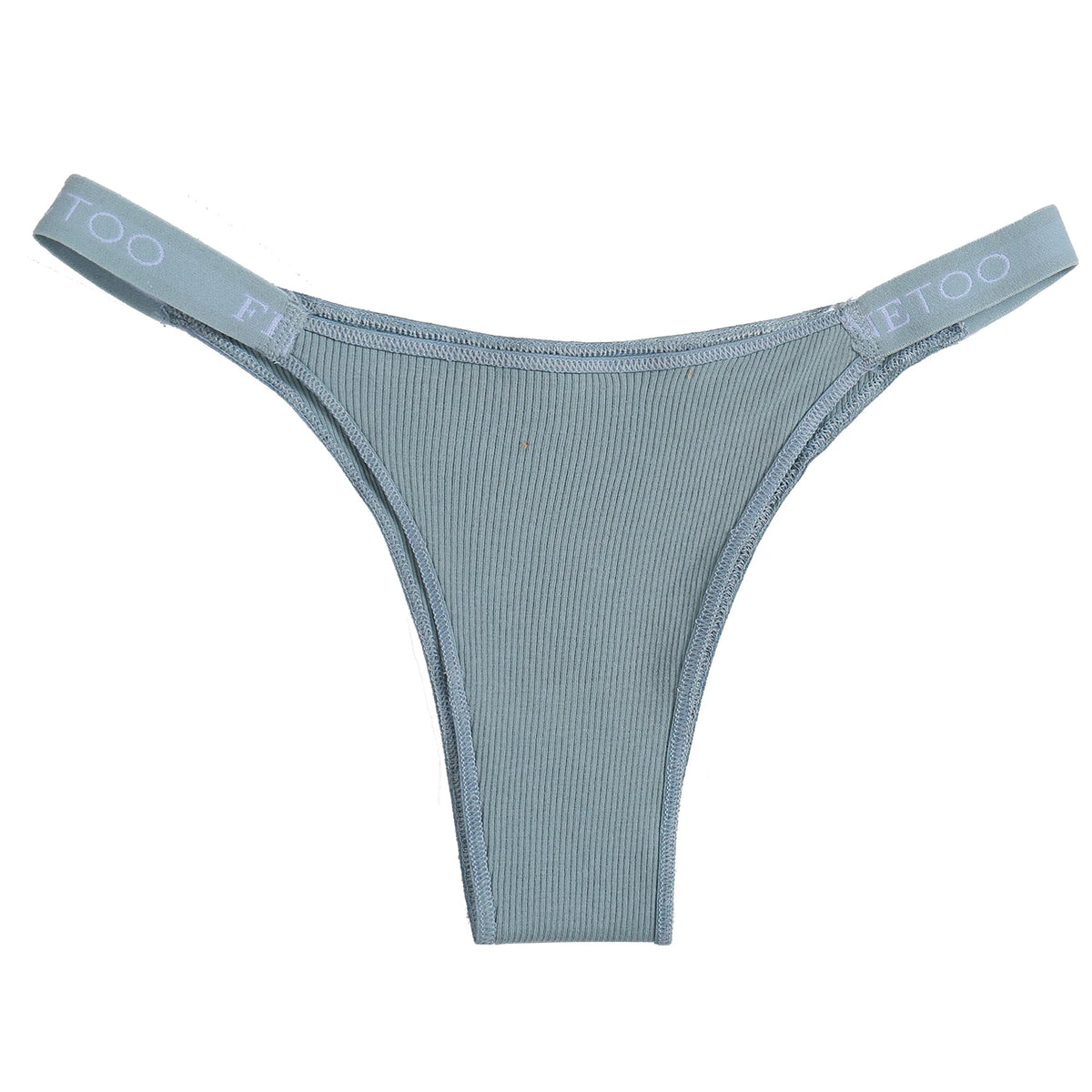 Five-pack of women's cotton lingerie panties featuring letter designs, low waist, comfortable fit, and female briefs by The Clothing Company Sydney.