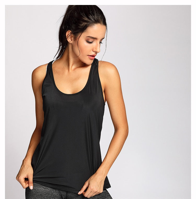 Women's Vest Tops Activewear Mesh Workout Sports Racerback Tank Tops Sleeveless Back Hollow Out Pullover T-shirt The Clothing Company Sydney