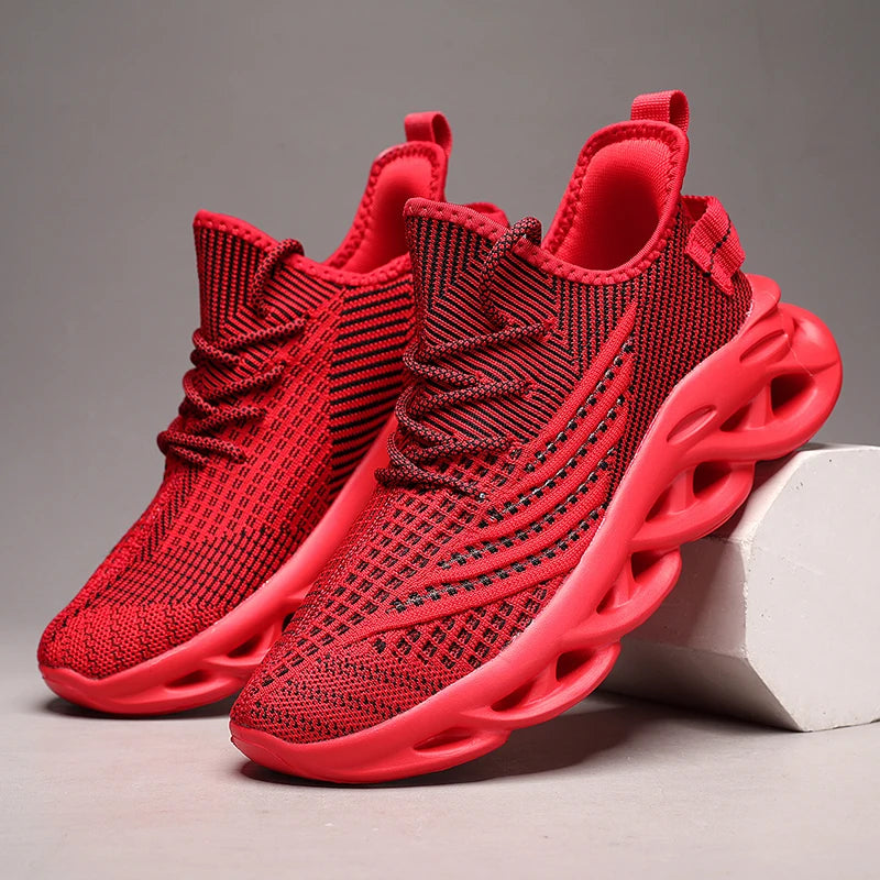 Men's breathable outdoor running sneakers by The Clothing Company Sydney, non-slip casual sports shoes with comfortable fit