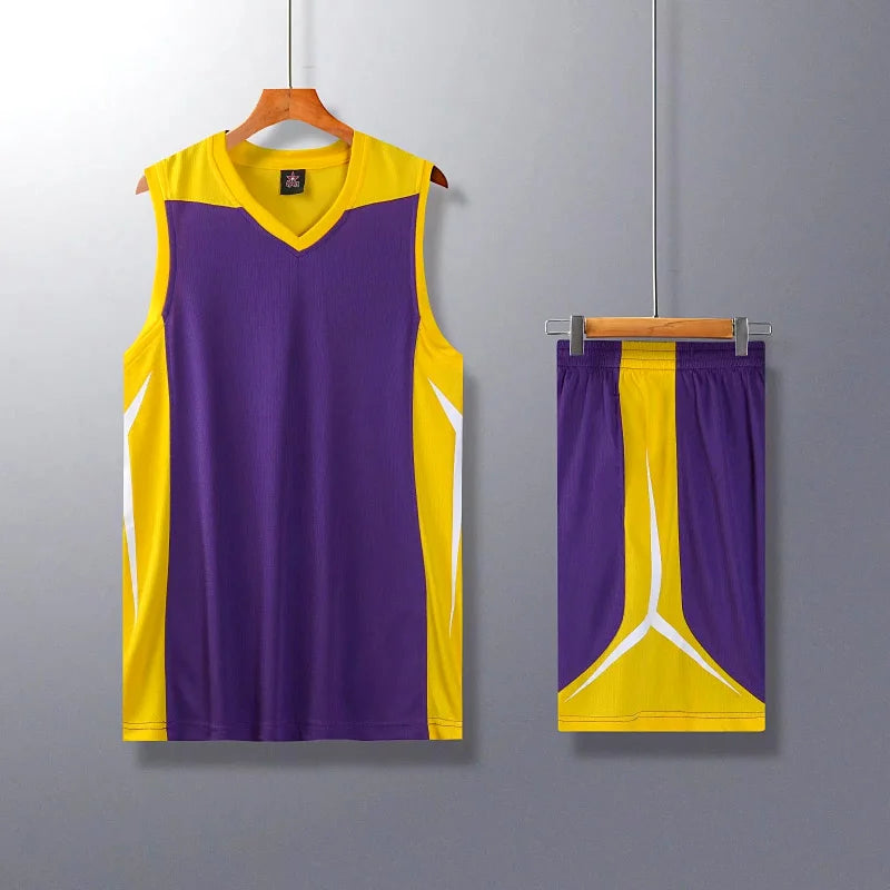 Two-piece sportswear basketball jersey and shorts set by The Clothing Company Sydney, suitable for men, women, and kids.
