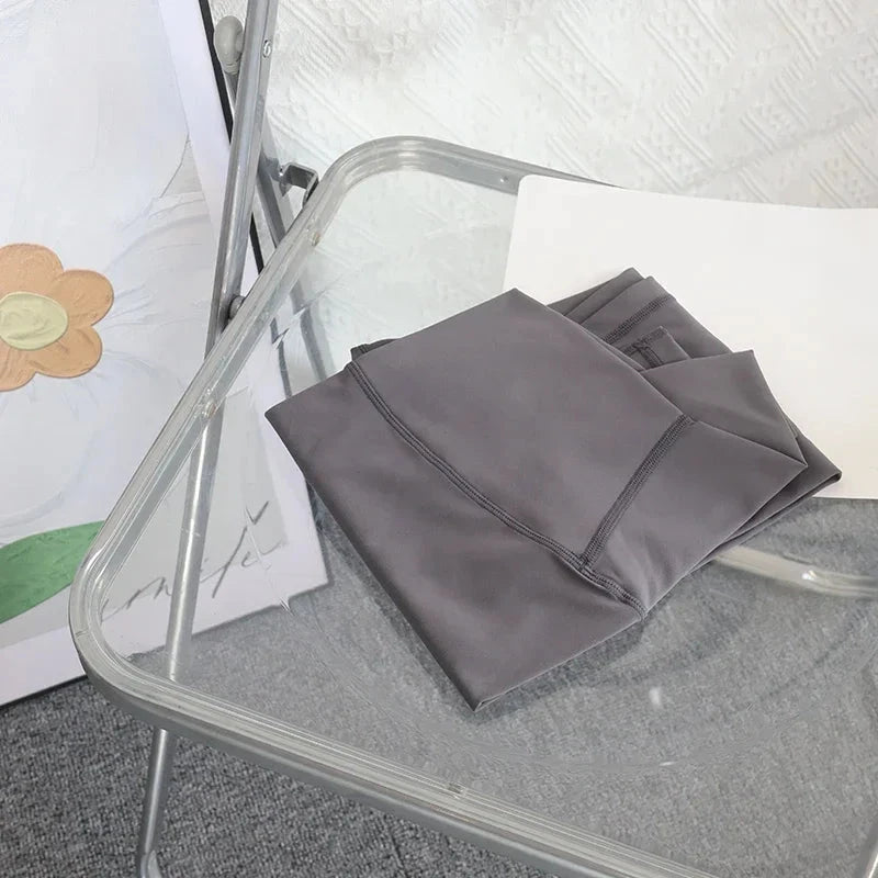 High waist breathable yoga leggings by The Clothing Company Sydney, designed for fitness, running, and cycling workouts.