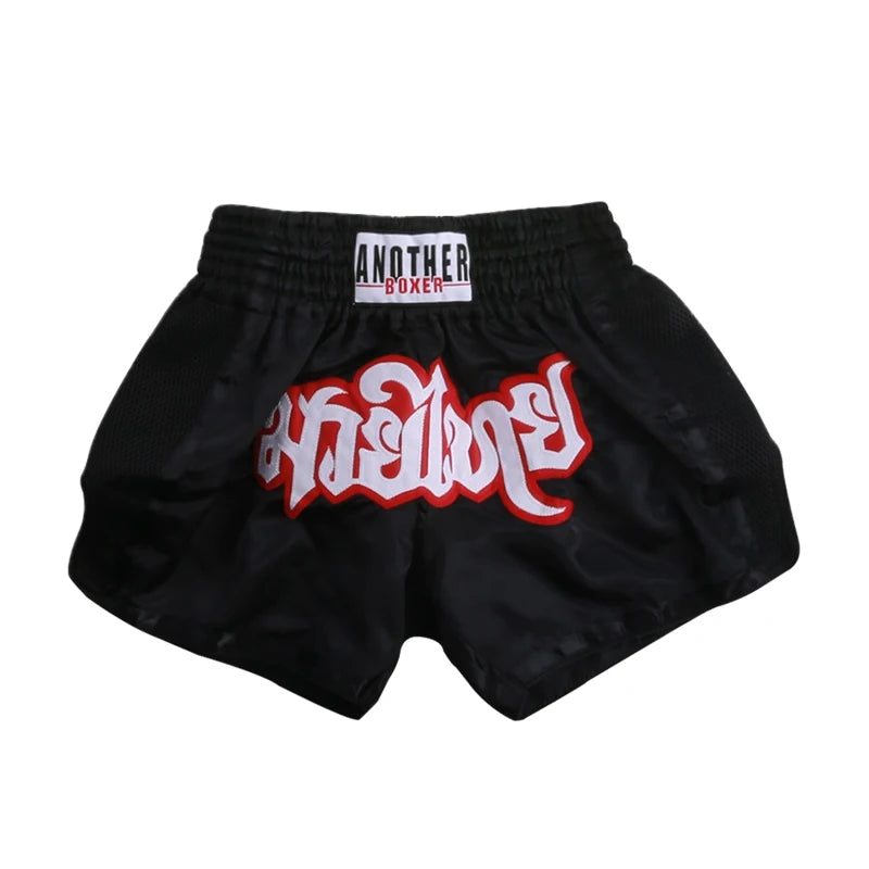 Men's boxing shorts by The Clothing Company Sydney, designed for kickboxing, Muay Thai, and martial arts training.