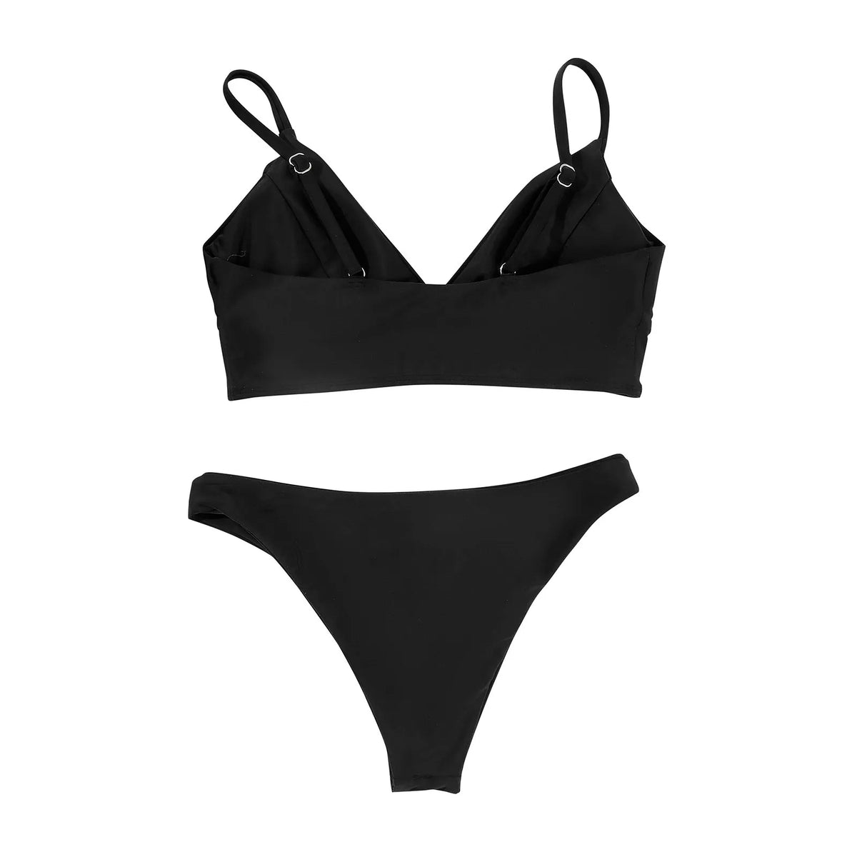 2 Piece Women's Push Up High Cut Bikini Set Two Piece Low Waist Swimsuit Fashion Swimming Set With Chest Pad Swimwear - The Clothing Company Sydney