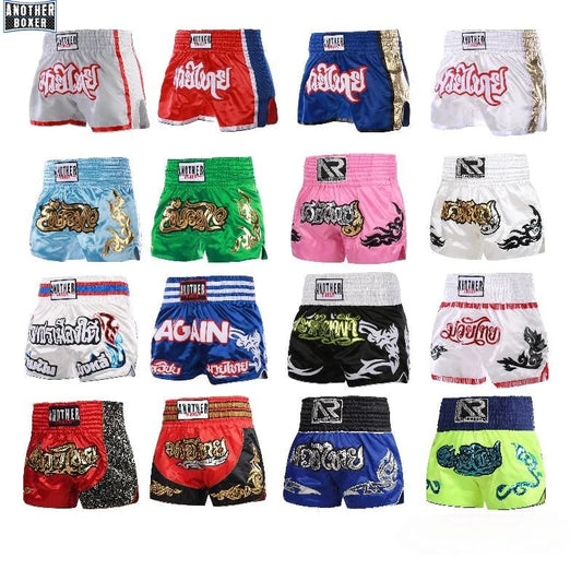 Unisex Slim-Cut Muay Thai & MMA Boxing Fight Shorts – Patchwork Martial Arts Trunks The Clothing Company Sydney