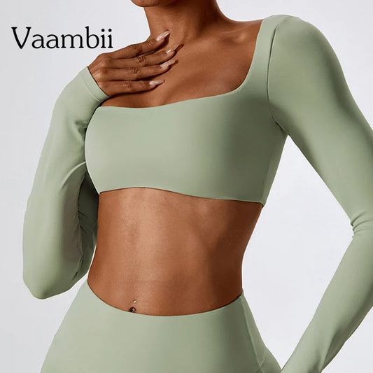 Running Training Yoga Shirts Long Sleeve Workout Tops Athletic Fitness Sport Top Women's Gym Activewear The Clothing Company Sydney