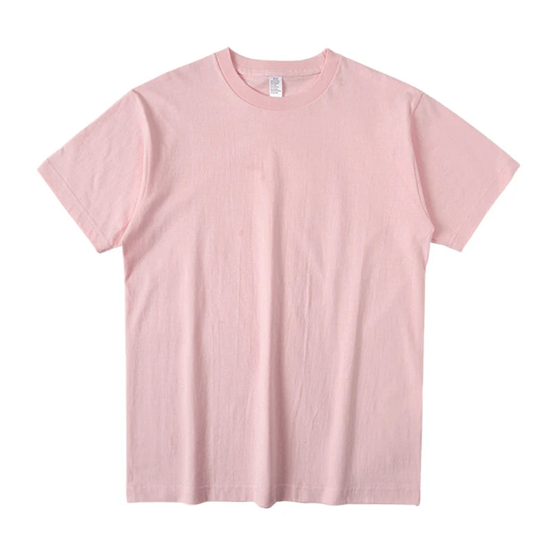 Men's oversized 280gsm heavy cotton T-shirt from The Clothing Company Sydney, casual short sleeve summer tee on a plain background.