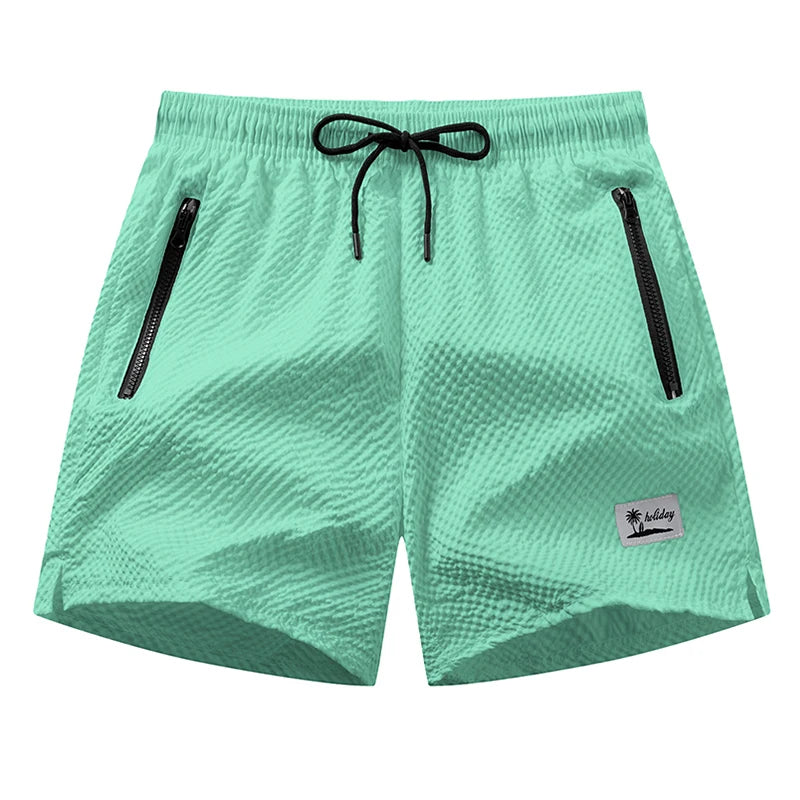 Men's beach mesh liner swim shorts by The Clothing Company Sydney with zipper pockets, quick-dry fabric, casual summer board shorts