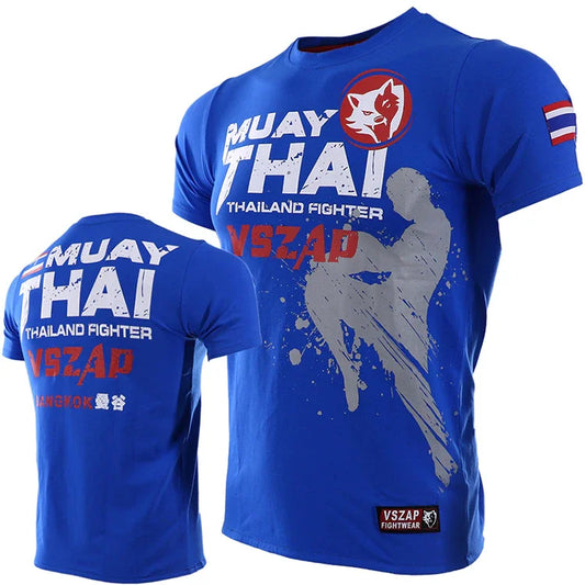 Men's Women's Kids Muay Thai T Shirt Running Fitness Sports Short Sleeve Outdoor Boxing Wrestling Tracksuits Summer Breathable Quick Dry Tees The Clothing Company Sydney