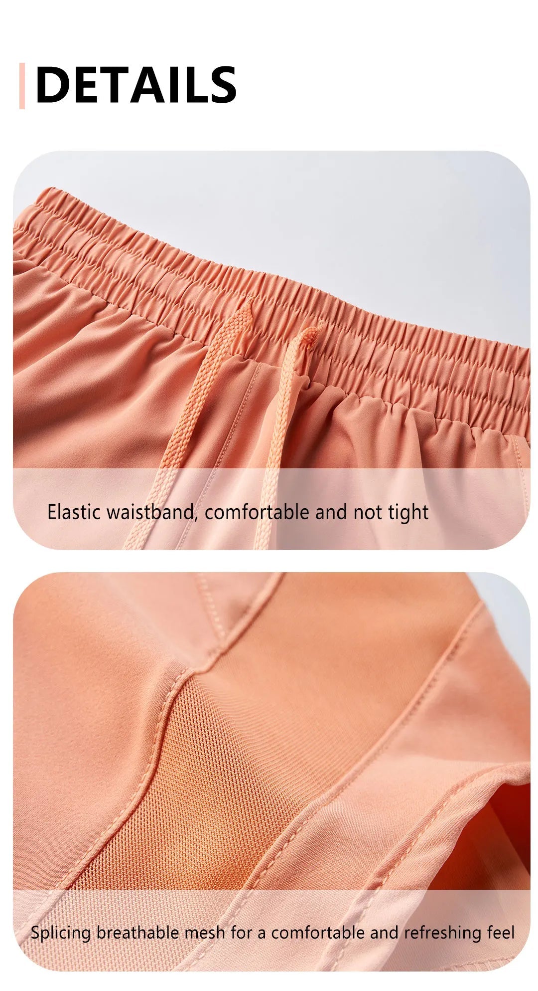 Women’s fitness yoga shorts by The Clothing Company Sydney, lightweight running and gym activewear bottoms for workout and active lifestyle.