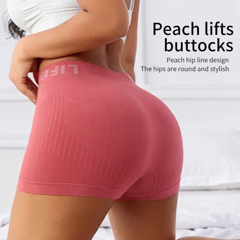 Ribbed Yoga Seamless High Waist Elastic Breathable Quick Dry Fitness Running Casual Sports Bike Shorts for Women