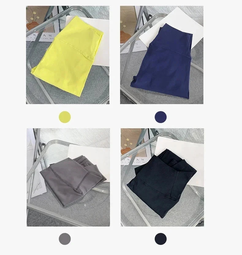 High waist breathable yoga leggings by The Clothing Company Sydney, quick-drying fitness pants for running, cycling, and gym workouts.
