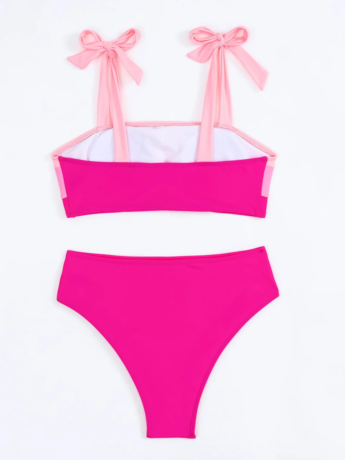 Pink sexy bikini set with push-up design, stylish swimwear for women, perfect for beach or pool, by The Clothing Company Sydney.