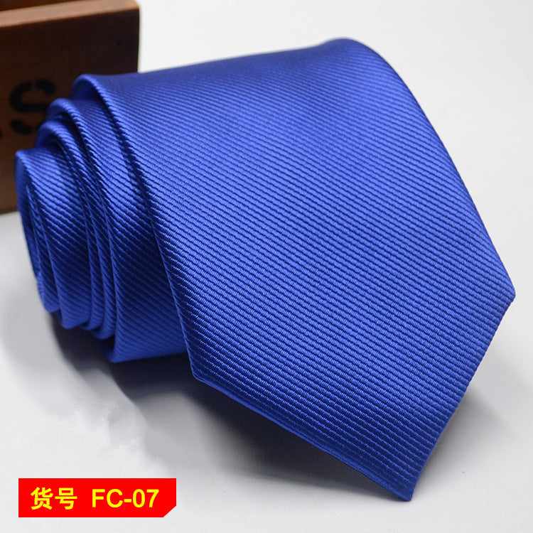 Men's Jacquard floral and solid neckties from The Clothing Company Sydney, featuring elegant 7-8cm wide accessory ties.