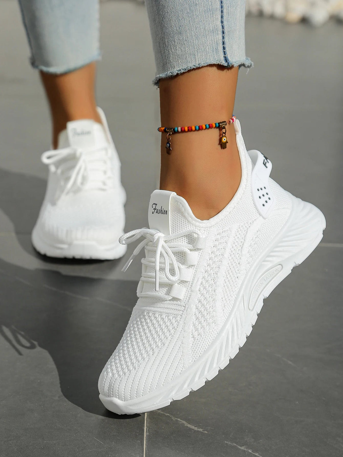 Women's fall casual sneakers by The Clothing Company Sydney, Fly Weave lace-up footwear with comfortable, stylish design.