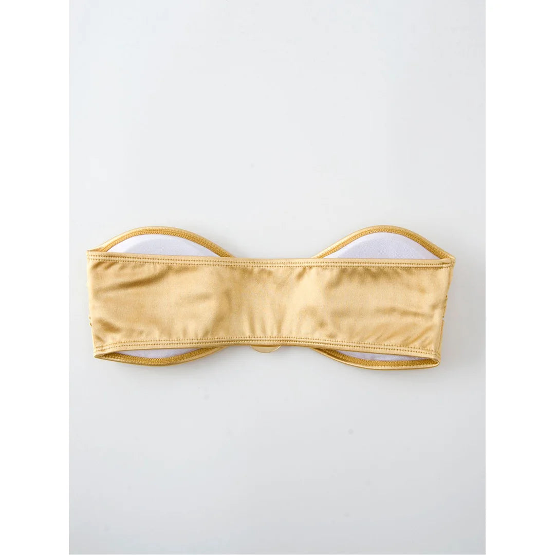 2 Piece Bandeau Strapless Bikini Swimsuit Swimwear Two-piece Bikini set Padded Bather Bathing Suit The Clothing Company Sydney