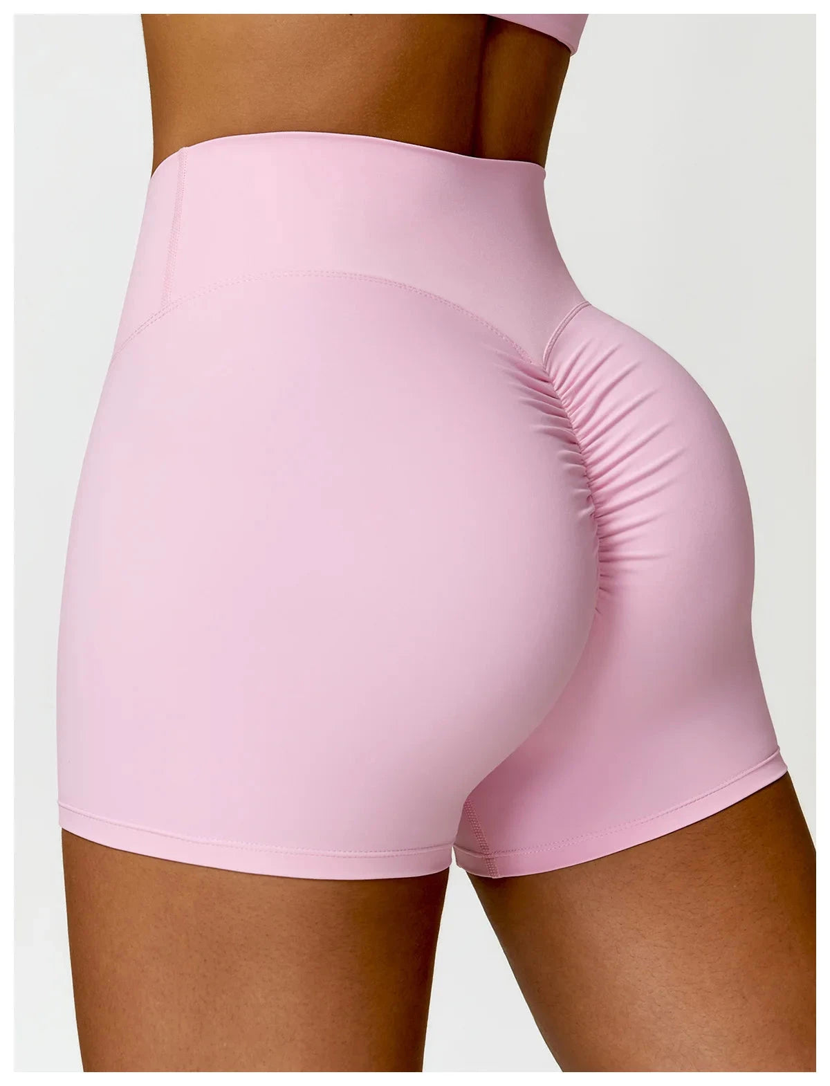 Women’s high waist cycling shorts by The Clothing Company Sydney, quick-dry fabric, soft fit, ideal for fitness and yoga workouts.