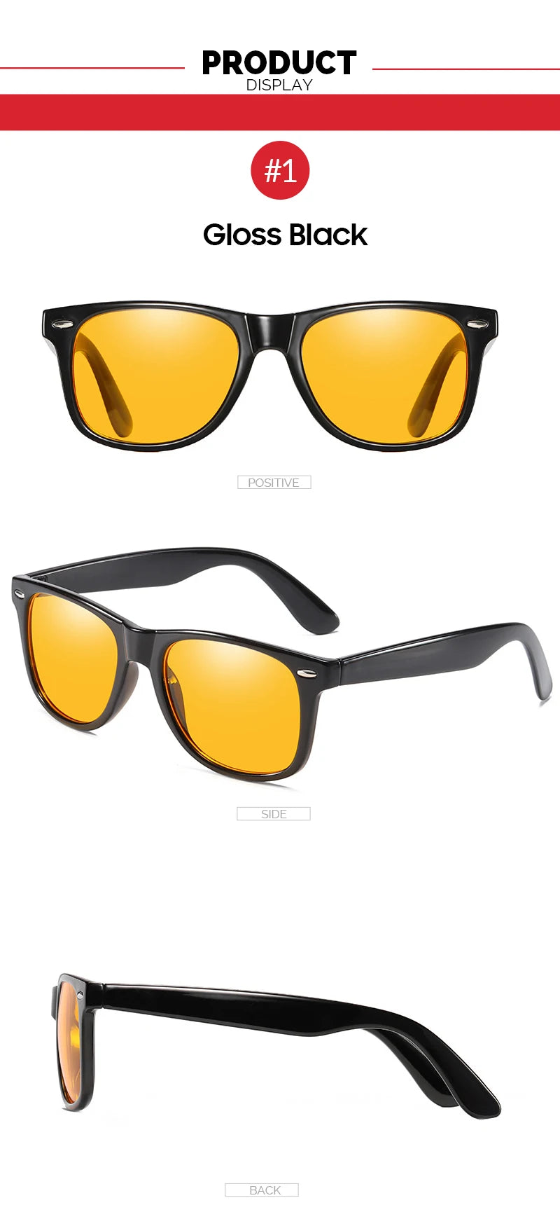 Blue light blocking glasses for men and women, square computer eyewear with orange accents from The Clothing Company Sydney.