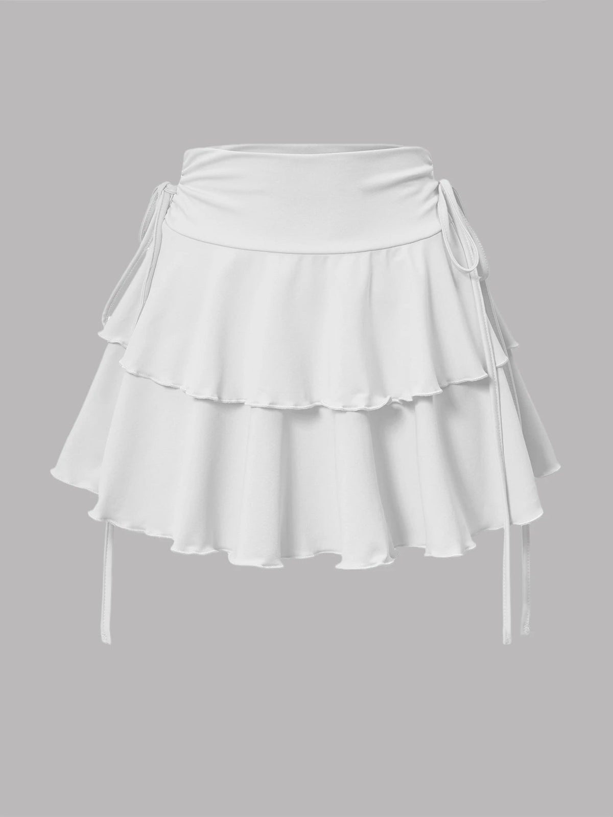 Women’s summer fashion high waist slim fit elastic waist skirt by The Clothing Company Sydney, shown in a stylish outdoor setting.