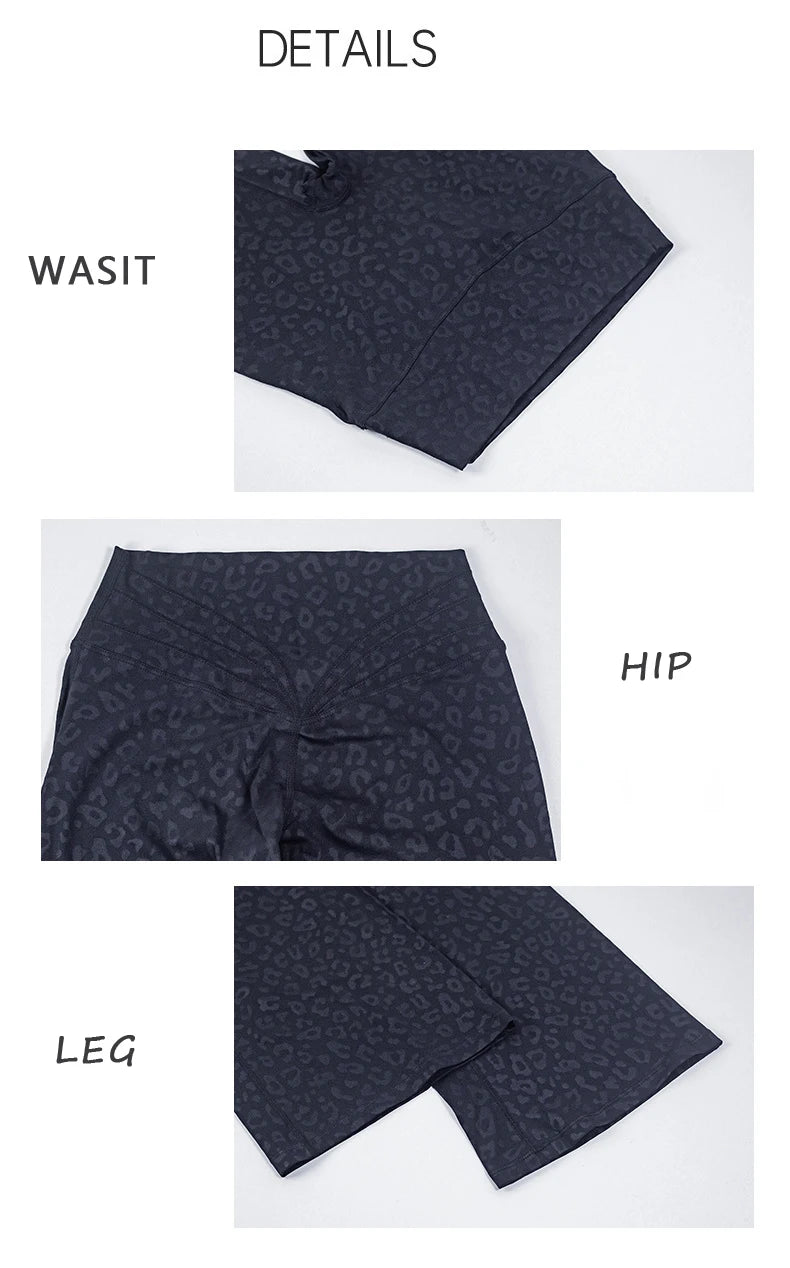 Women's high waisted hip lifting flared yoga pants by The Clothing Company Sydney, featuring wide leg and micro flare design for fitness.