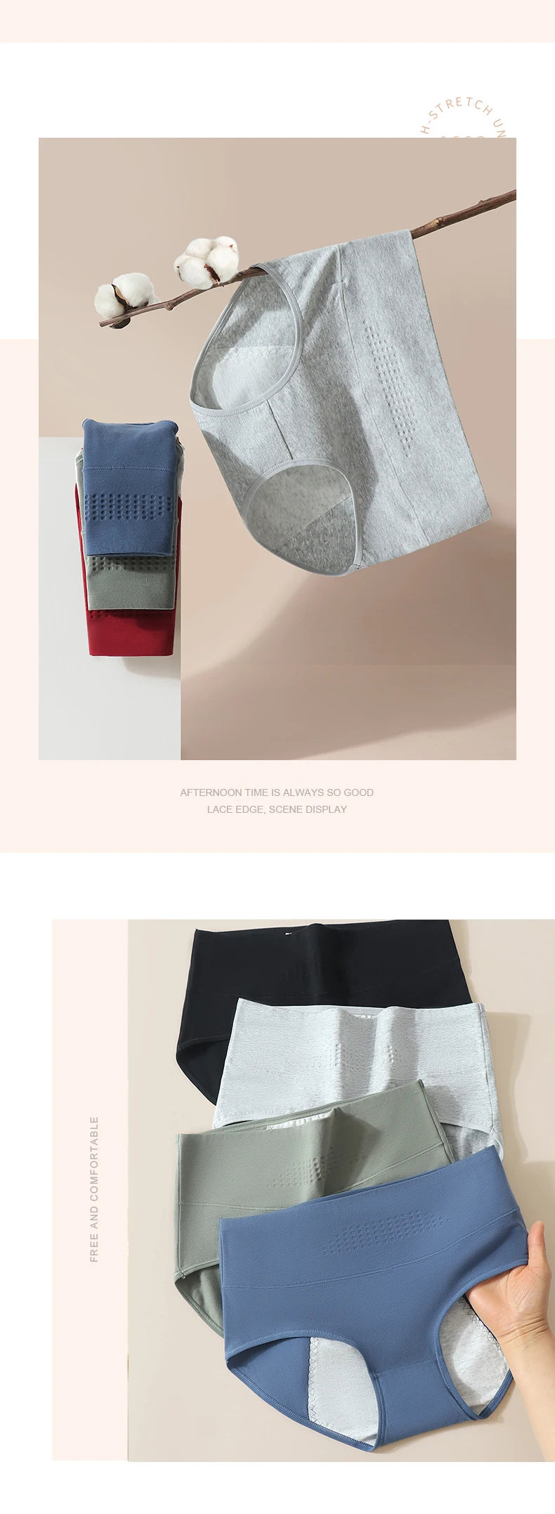 5 pack Menstrual Womens Panties Widen Period Pants Leak Proof Physiological High Waist Underwear Cotton Plus Size Female Briefs The Clothing Company Sydney
