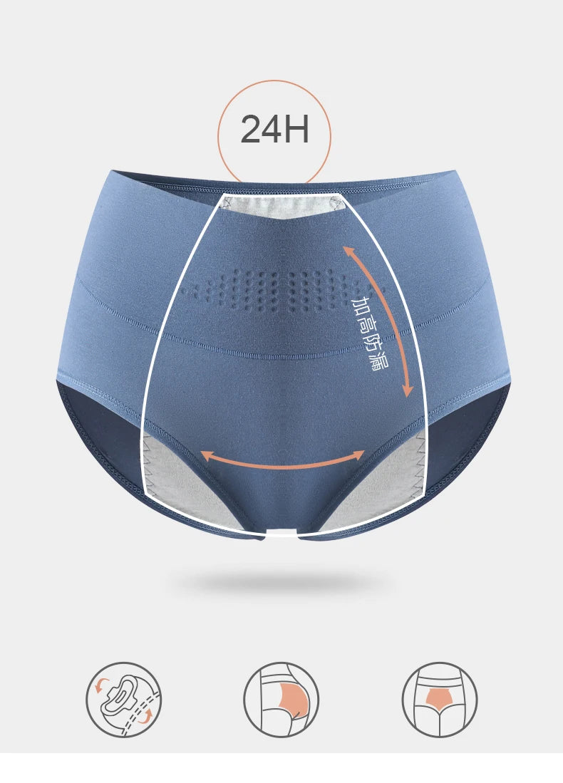 5 pack Menstrual Womens Panties Widen Period Pants Leak Proof Physiological High Waist Underwear Cotton Plus Size Female Briefs The Clothing Company Sydney