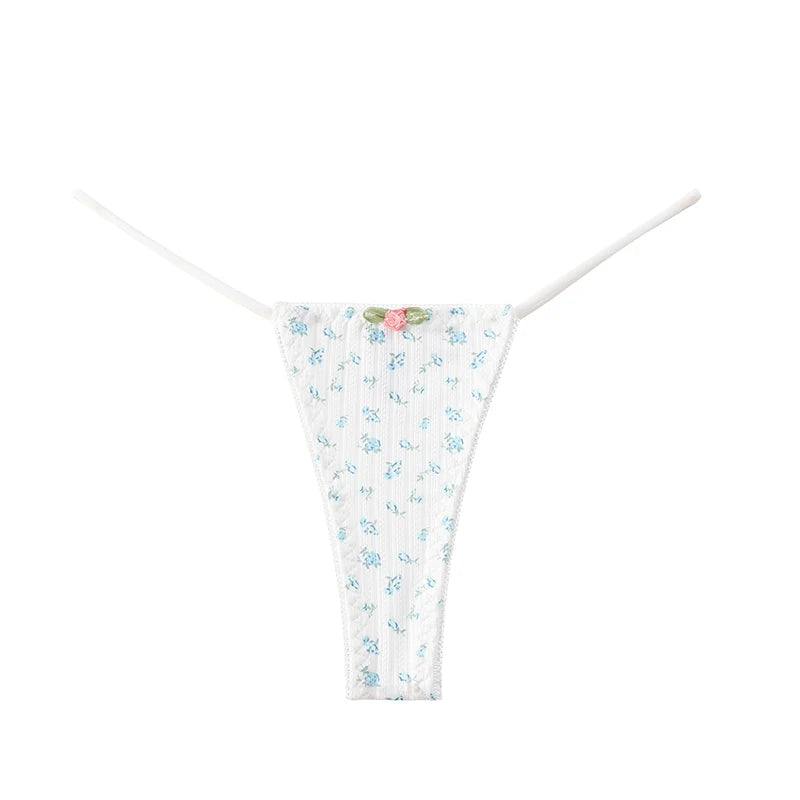 Women's Panties Printed Bikini Lingerie Fashion Lingerie G String Breathable Underwear