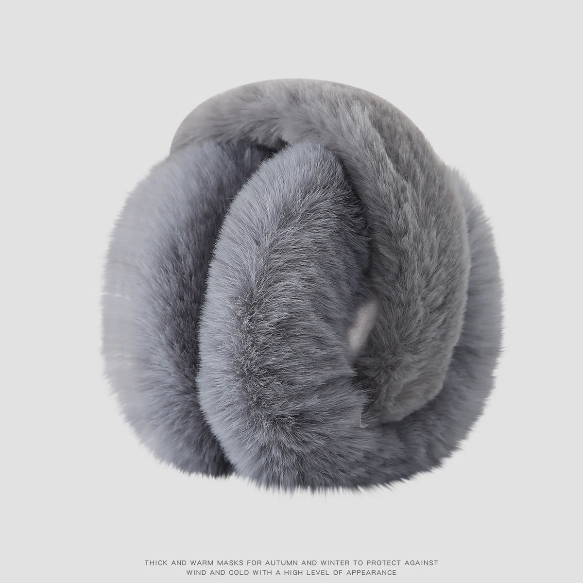 Winter plush ear warmer earmuffs by The Clothing Company Sydney, featuring soft earflap protection for outdoor winter sports.