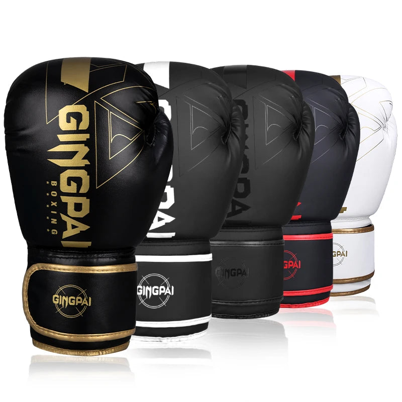 Adults and kids PU Muay Thai boxing gloves for MMA, kickboxing, and training