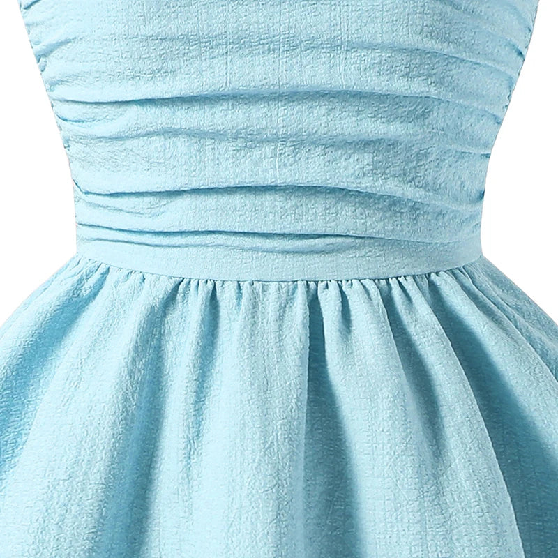 Kids pink tiered sling princess dress from The Clothing Company Sydney, featuring a sweet style for tween girls' birthday parties.
