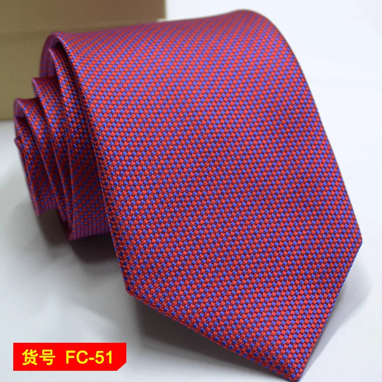 Men's jacquard floral and solid neckties from The Clothing Company Sydney, featuring elegant 7-8cm width in a stylish design