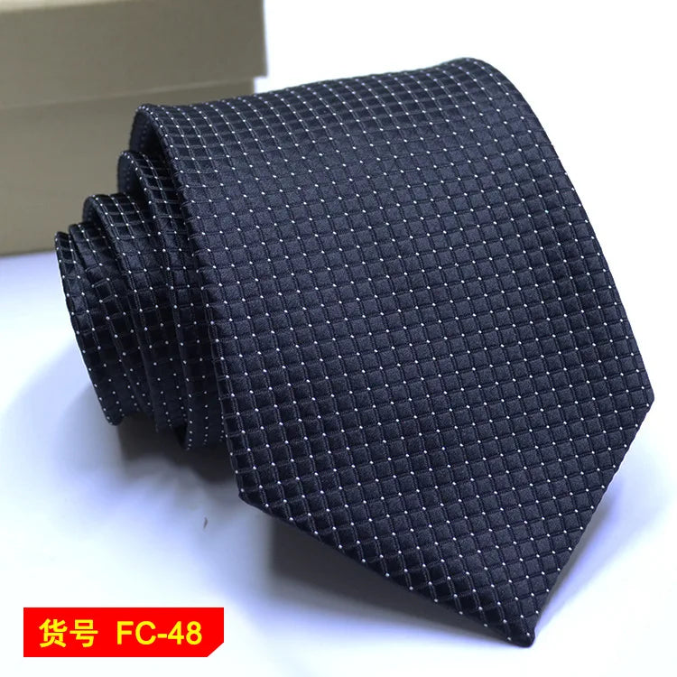 Men's floral and solid jacquard neckties from The Clothing Company Sydney, 7-8cm wide, stylish accessories for formal wear.