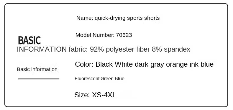 Two-layered gym running shorts from The Clothing Company Sydney, featuring a comfortable fitness design and breathable fabric.