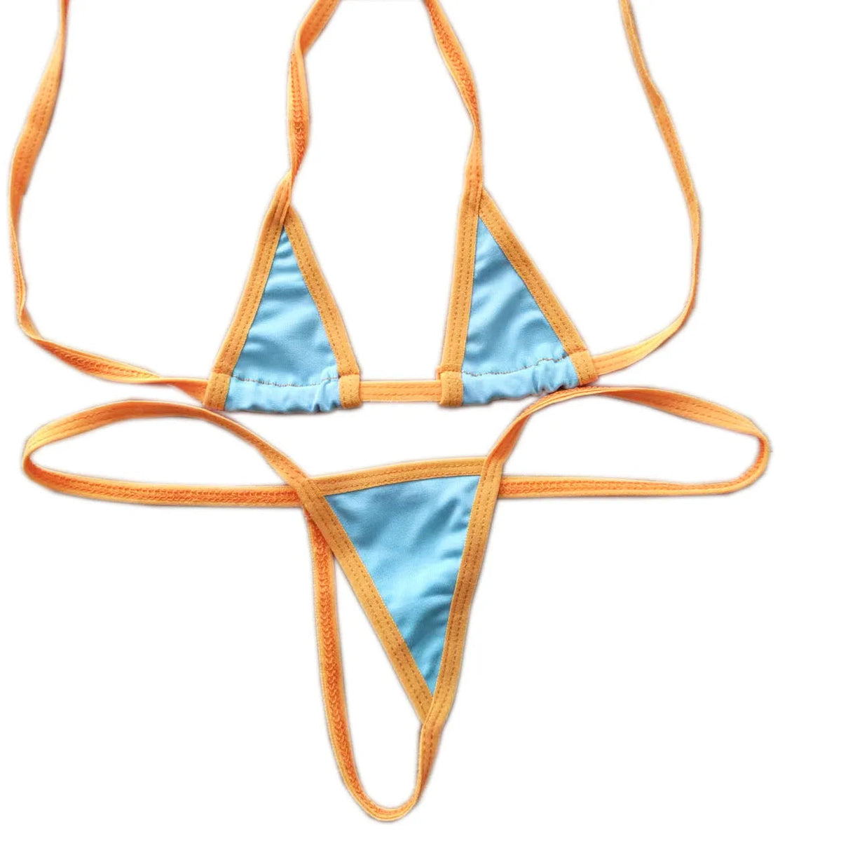 2 Piece Halter Neck Bikini Lingerie Set Mini Bikini Open Micro Bra Top Briefs Panties Swimwear Swimsuit The Clothing Company Sydney