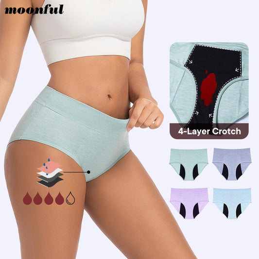Women's Absorbent Menstrual Panties High Waist Bamboo Fiber Leakproof Menstruation Period Underwear The Clothing Company Sydney