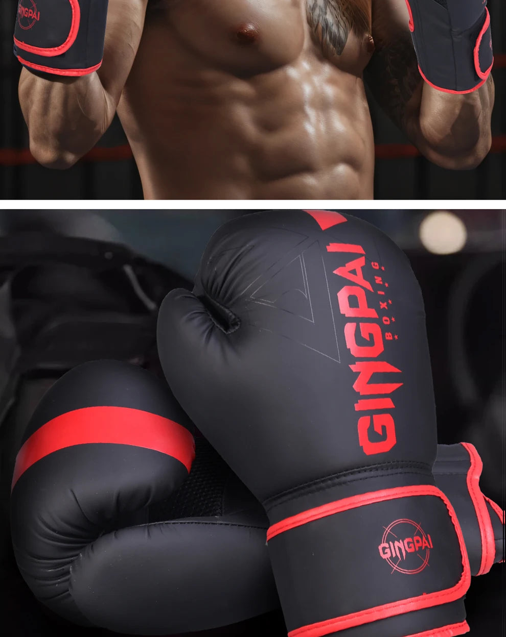 Adults and kids PU Muay Thai boxing gloves for MMA, kickboxing, and training