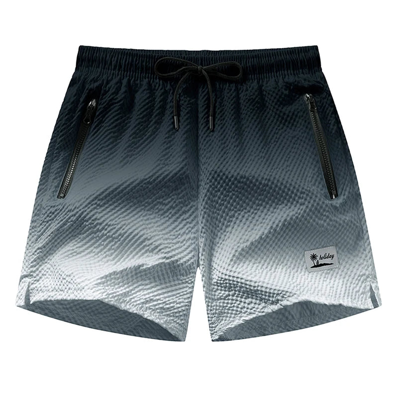 Men's beach mesh liner summer board shorts with zipper pockets, quick-dry swim trunks by The Clothing Company Sydney.